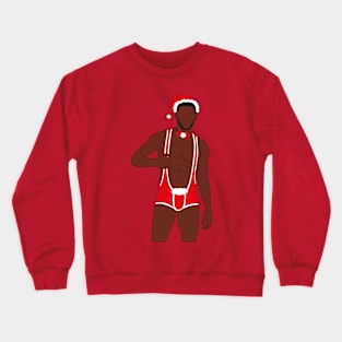 Sexy Black Santa Crewneck Sweatshirt